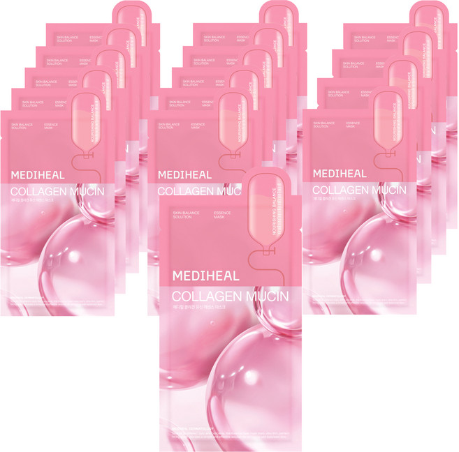 Mediheal Collagen Mucin Essence Mask 15pcs