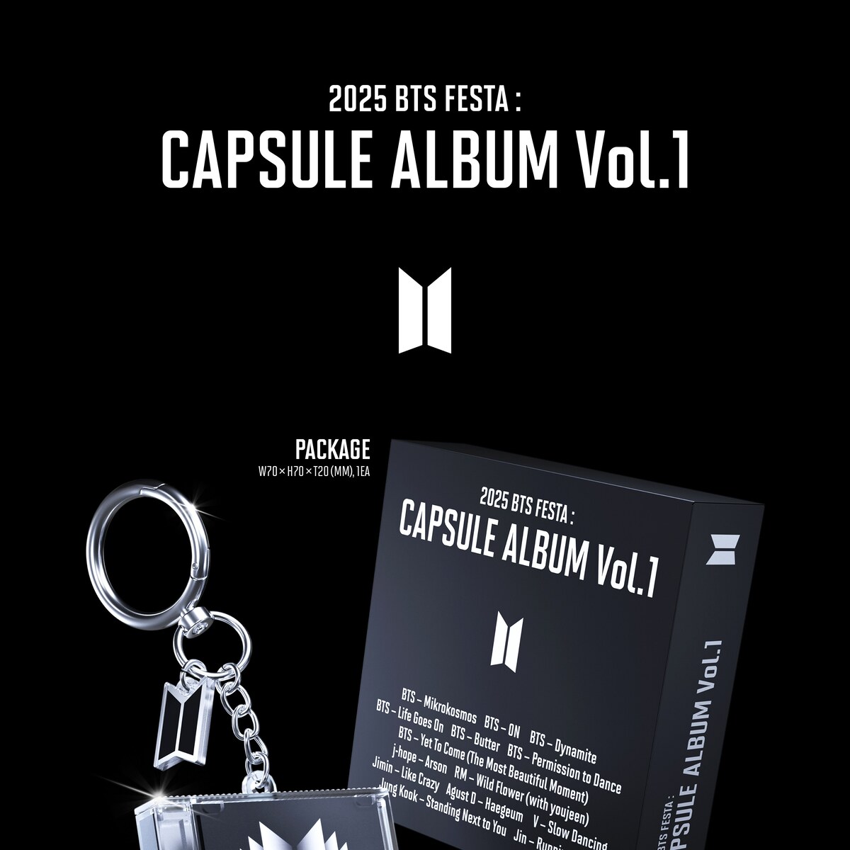 BTS 2025 FESTA Capsule Album NFC CD Vol.1