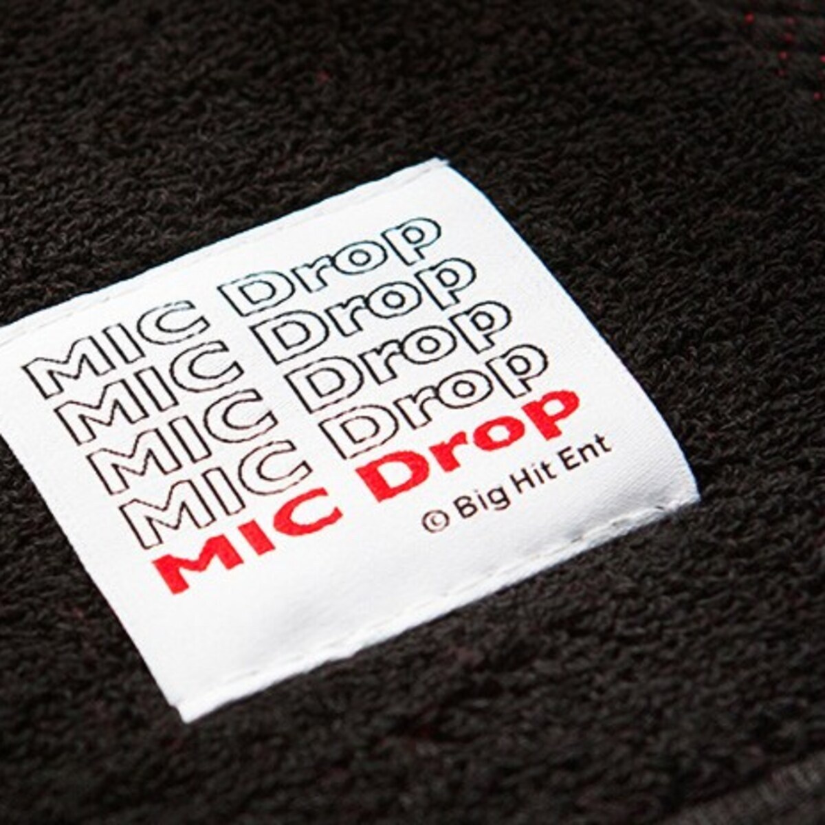 Muhan Towel BTS MIC Drop Yarn-Dyed Towel 170g Set of 2 (Black & Red)