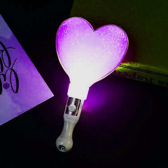 LED Heart Glow Light Stick (random color)
