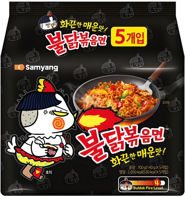 Samyang Buldak Hot Chicken Flavor Ramen 140g x 5